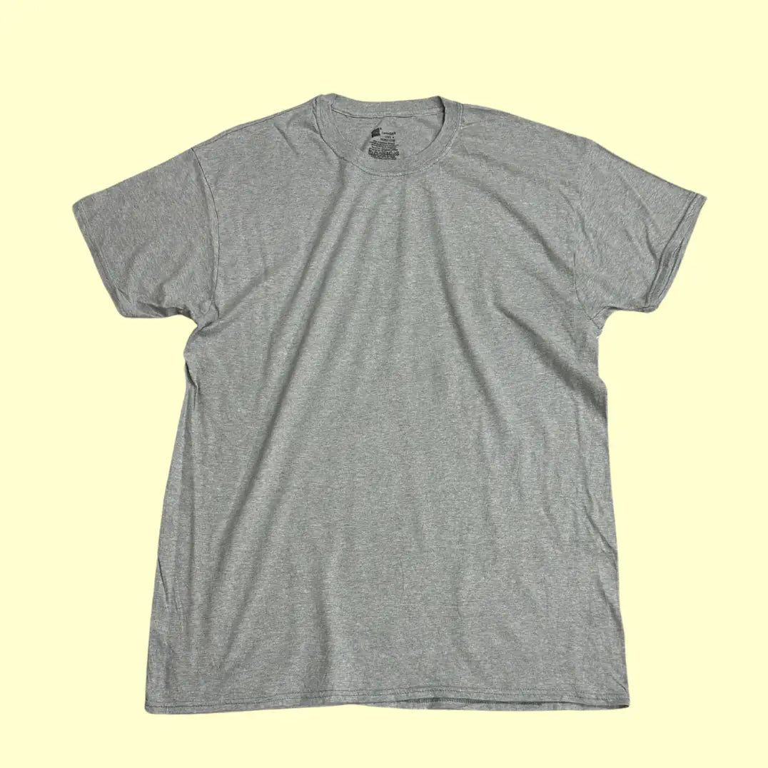 ⚪ Hanes ComfortSoft Classic Grey Tee