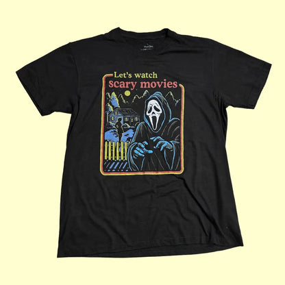 🖤 Ghost Face “Let’s Watch Scary Movies” Tee