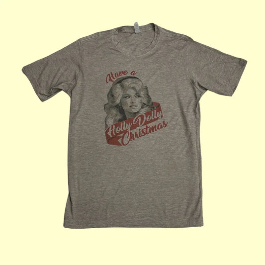 🎄 “Have a Holly Dolly Christmas” Graphic Tee by Next Level