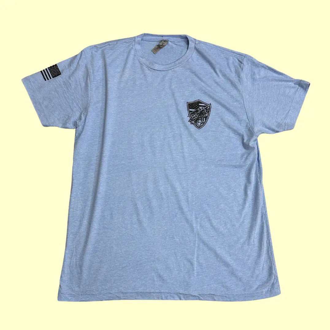 🇺🇸 Patriotic Shield Graphic Tee by Next Level Apparel