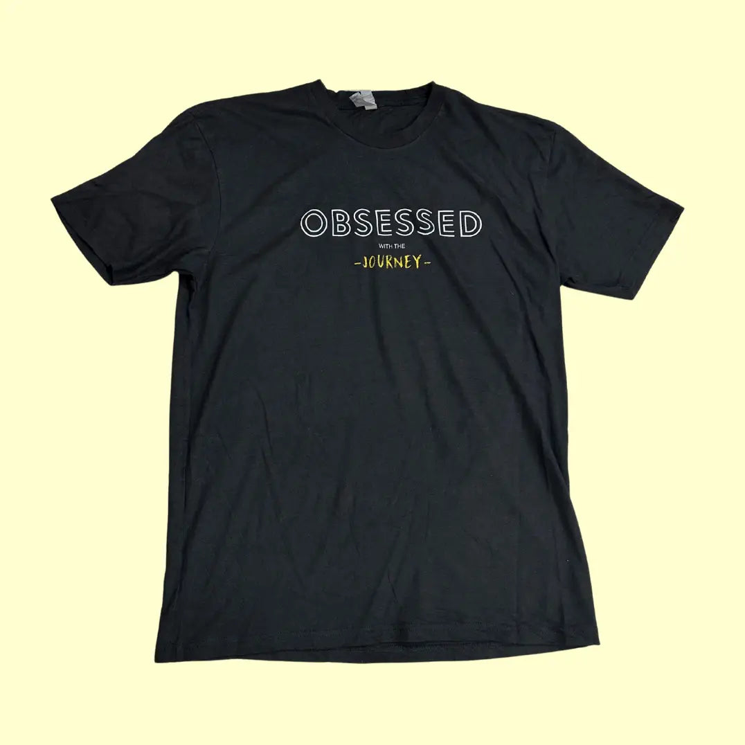 🖤 “Obsessed with the Journey” Motivational Tee by Next Level Apparel