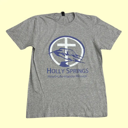 🩶 Holly Springs “Heart • Life • Hands • Mission” Tee by Gildan Softstyle