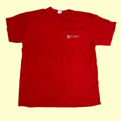 🐋 Te Mana Tahiti Red Tee – Gildan Heavy Cotton