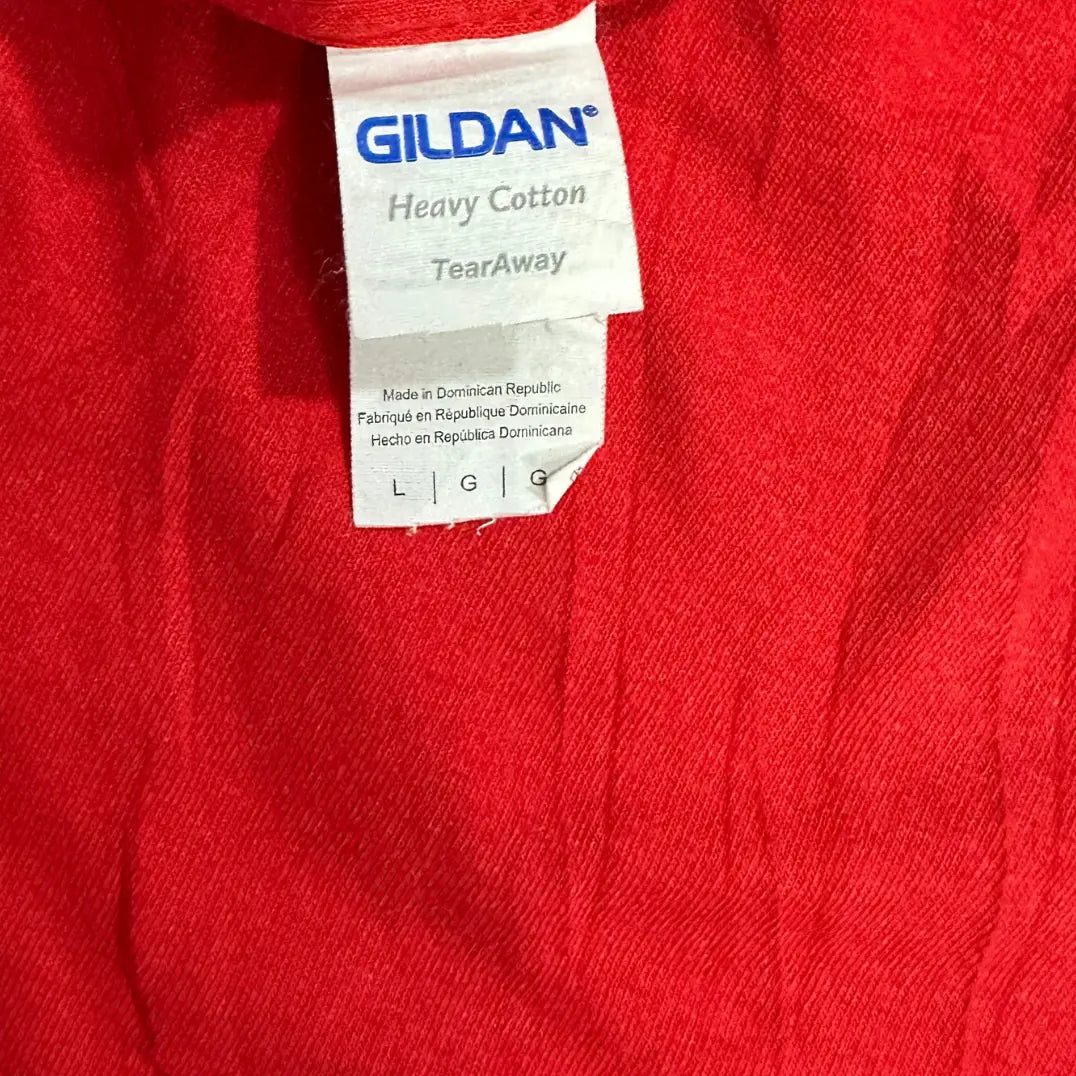 🐋 Te Mana Tahiti Red Tee – Gildan Heavy Cotton