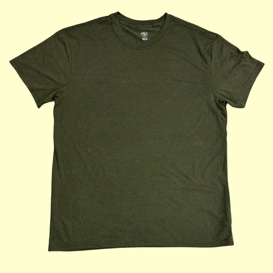 🟩 Athletic Works Basic Tee – Olive Green