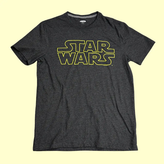 🌌 Star Wars Logo Tee – Dark Heather Gray