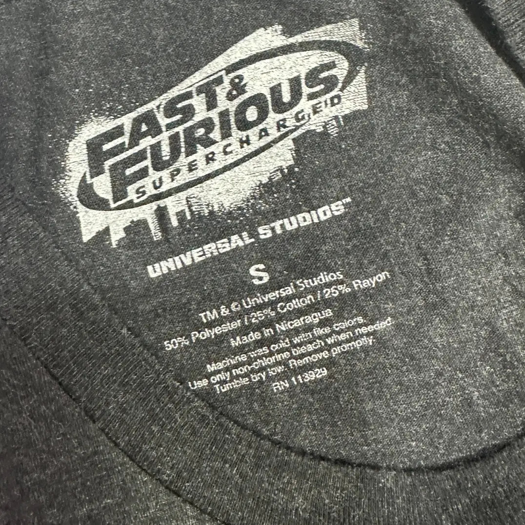 🏎️ Fast & Furious “Ride or Die” Graphic Tee – Charcoal Gray