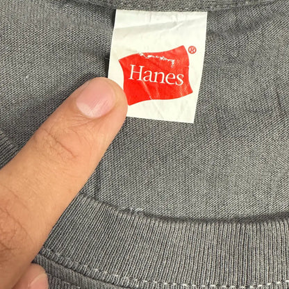 🖤 Indiana “IN” State Graphic Tee – Hanes Charcoal Gray