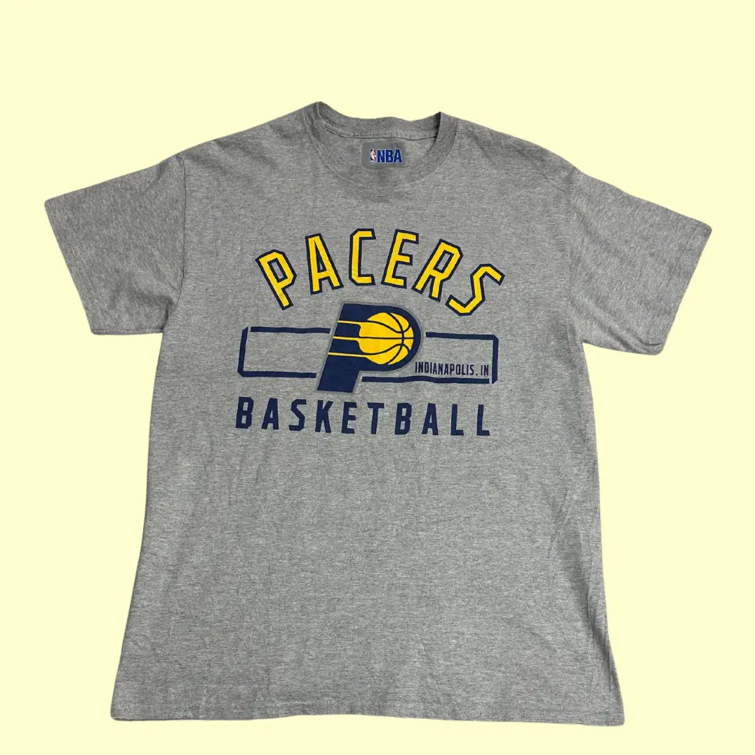 🏀 NBA Indiana Pacers Basketball Tee – Official Gray