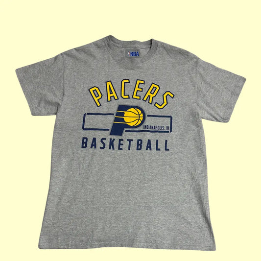 🏀 NBA Indiana Pacers Basketball Tee – Official Gray