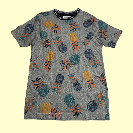 🍍 Huntington BC Pineapple Print Tee – Surf Style