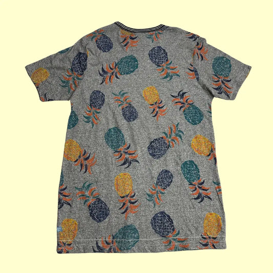 🍍 Huntington BC Pineapple Print Tee – Surf Style
