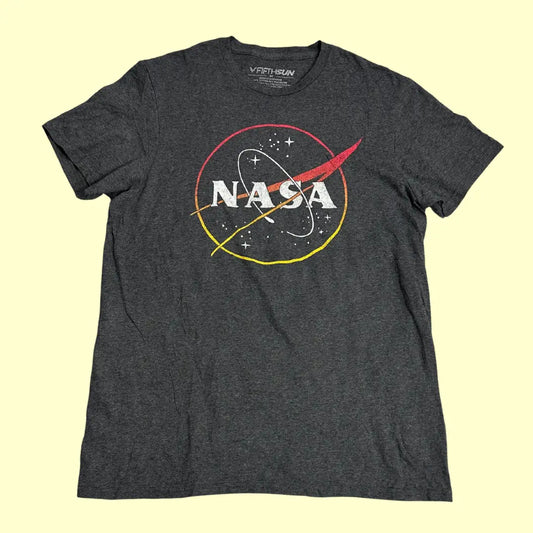 🚀 Fifth Sun NASA Logo Tee – Space Explorer Edition Charcoal Heather