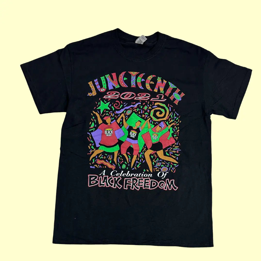 ✊🏾 Juneteenth 2021 – A Celebration of Black Freedom Tee (Black)