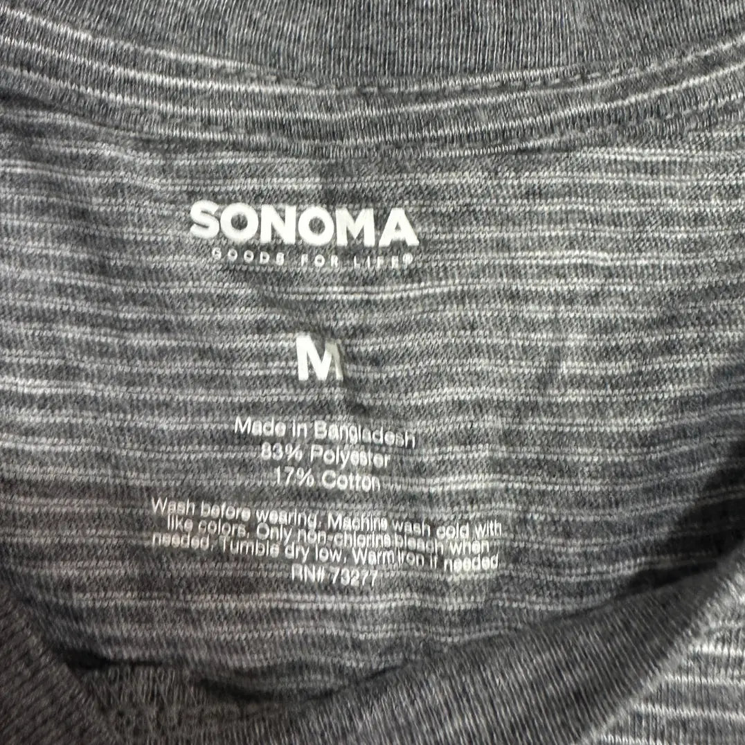 👕 Sonoma Goods for Life Striped Tee – Minimal Classic Comfort (Grey)