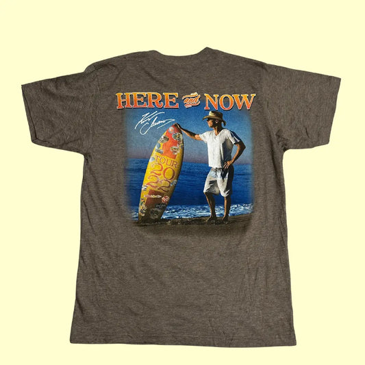 🎵 Kenny Chesney “Here and Now” Tour 2022 Tee – No Shoes Nation Edition (Brown Heather)