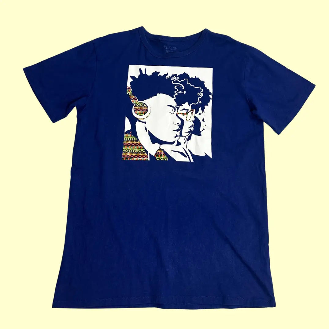 PLACE Boys Graphic Tee – Navy Blue – Size L
