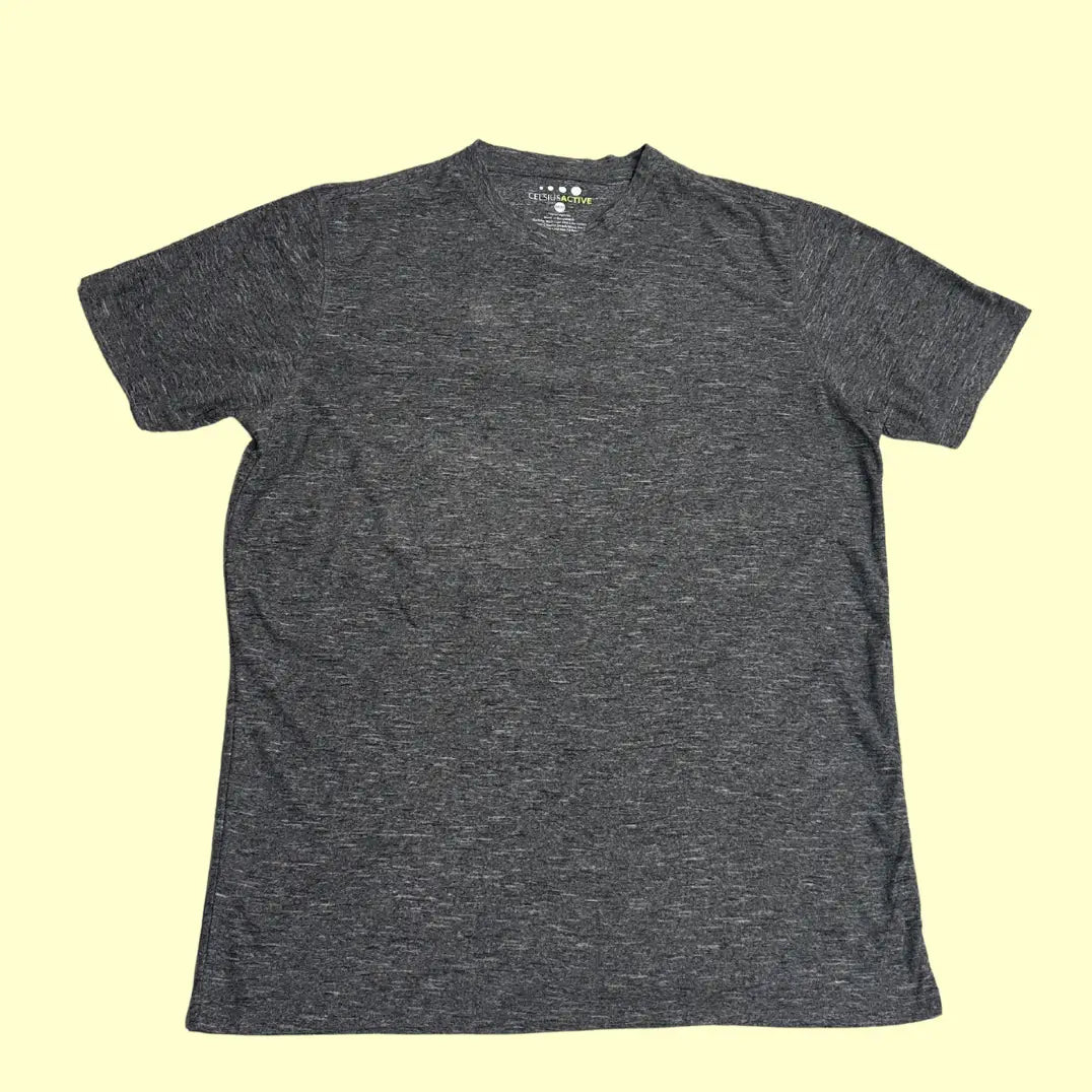 CELSIUS ACTIVE Heather Grey Performance Tee (M)
