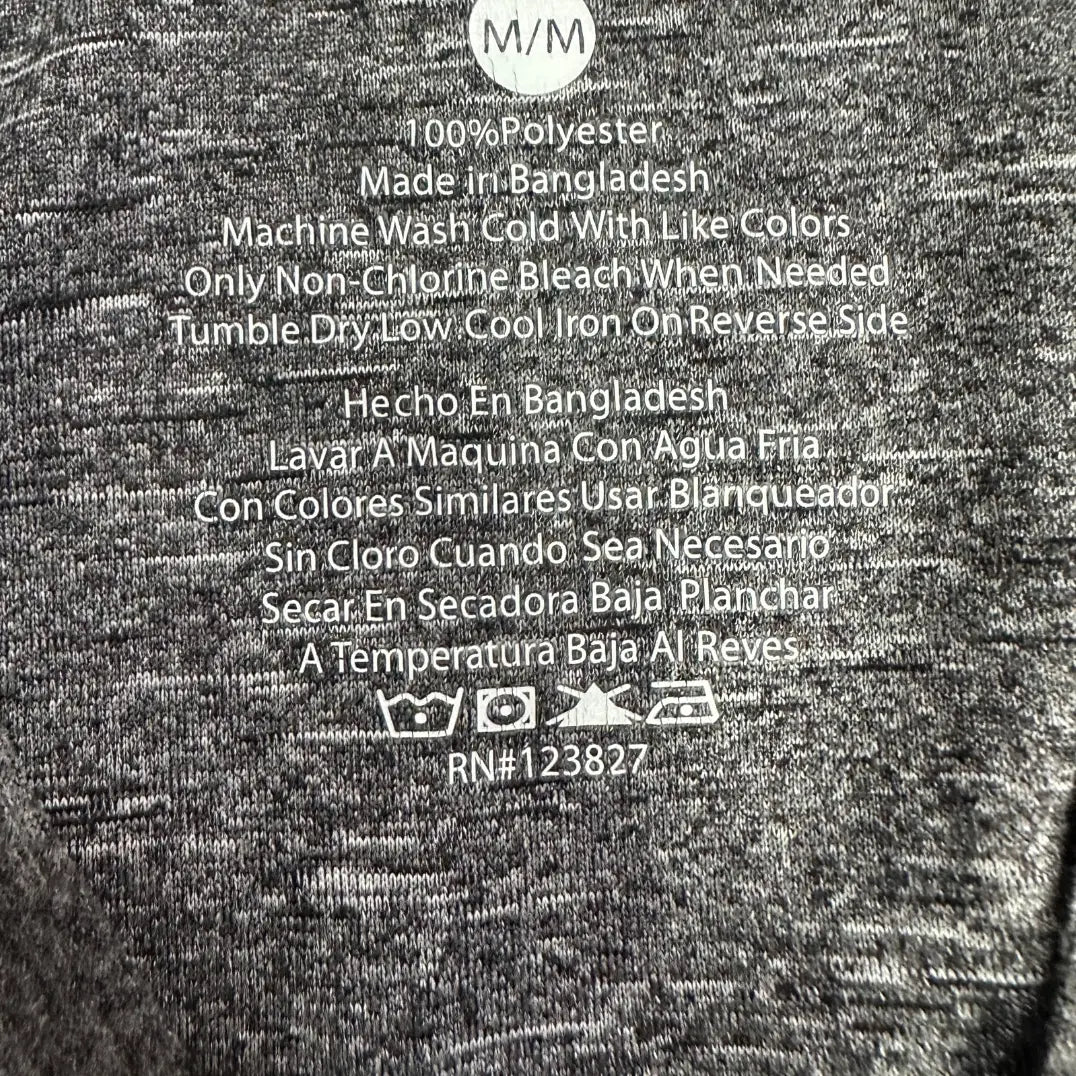 CELSIUS ACTIVE Heather Grey Performance Tee (M)