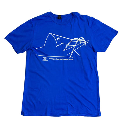 Gildan  ® Softstyle Brazil Austin Graphic Blue T Shirt (M)