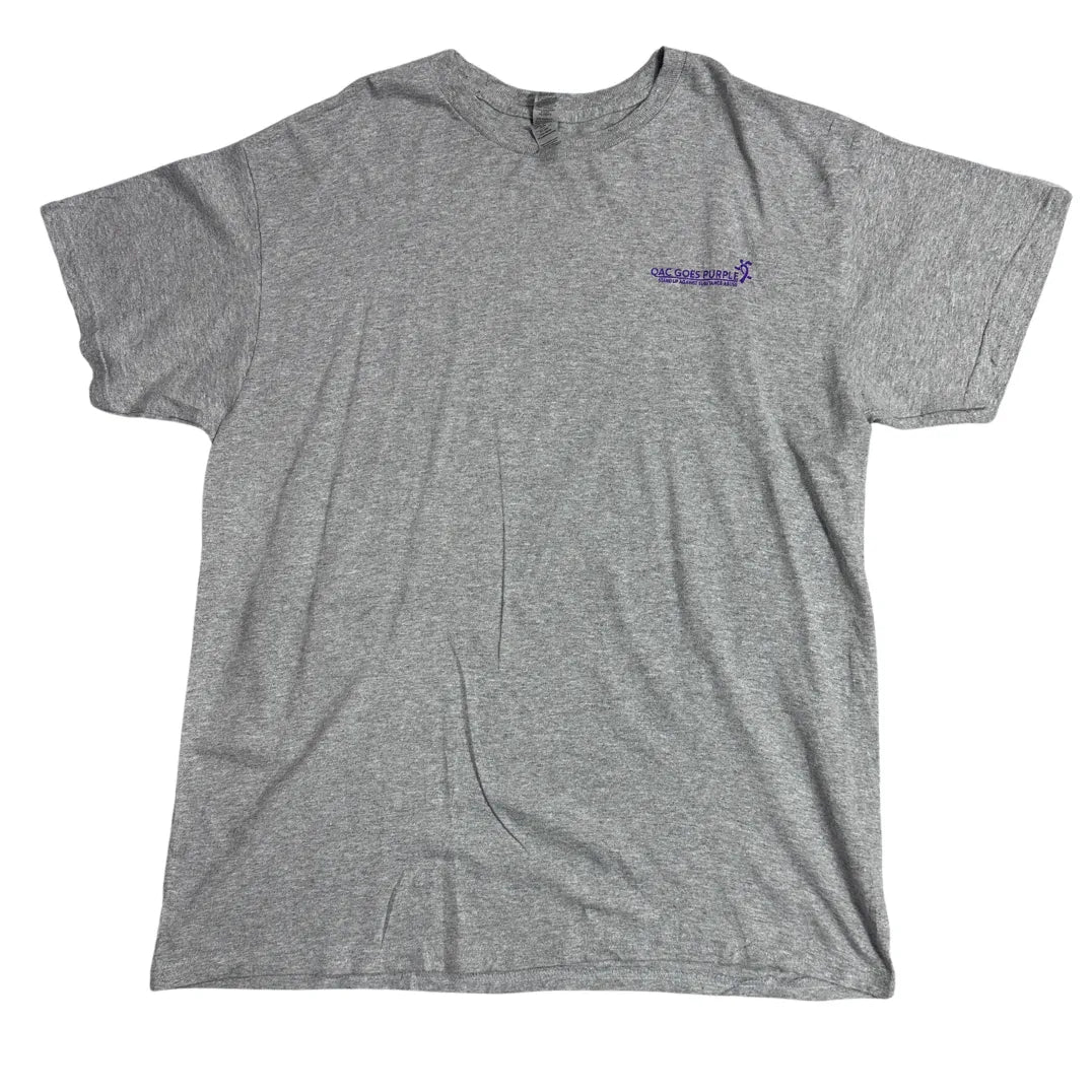 Gildan ® Heavy Cotton QAC Goes Purple Graphic T Shirt(L)