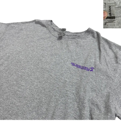 Gildan ® Heavy Cotton QAC Goes Purple Graphic T Shirt(L)