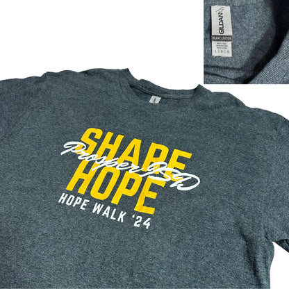 Gildan ®  Heavy Cotton Share Hope Hope Walk 24 Graphic T Shirt (L)