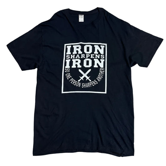 Fruit of the Loom ®  HD Cotton Iron Sharpens Iron Graphic T Shirt (M)