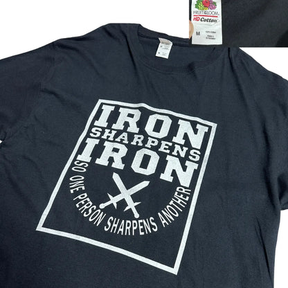 Fruit of the Loom ®  HD Cotton Iron Sharpens Iron Graphic T Shirt (M)