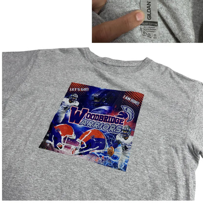 Gildan ®  Heavy Cotton Woodbridge Warriors Football Graphic T Shirt