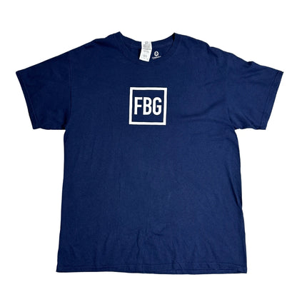 FBG Graphic Print Gildan Ultra Cotton Navy Blue T-Shirt