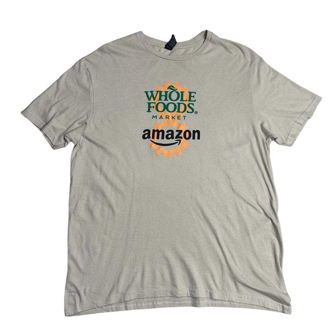 Gildan Softstyle Whole Foods Market x Amazon Graphic T-Shirt