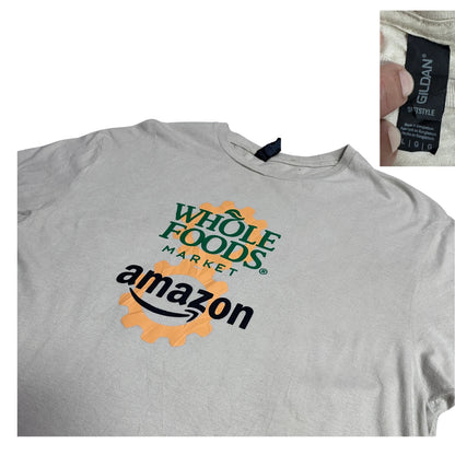 Gildan Softstyle Whole Foods Market x Amazon Graphic T-Shirt