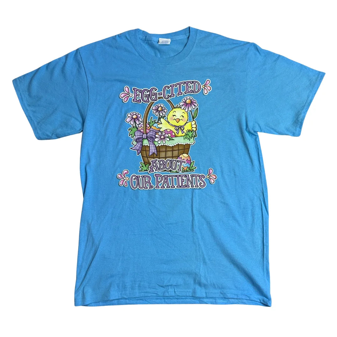 Port & Company ® “Egg-Cited About Our Patients” Graphic T-Shirt