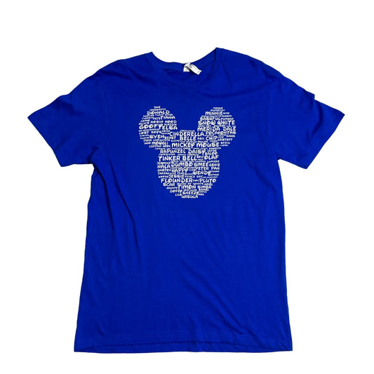 LAT Apparel ®  Disney Character Typography Graphic T-Shirt