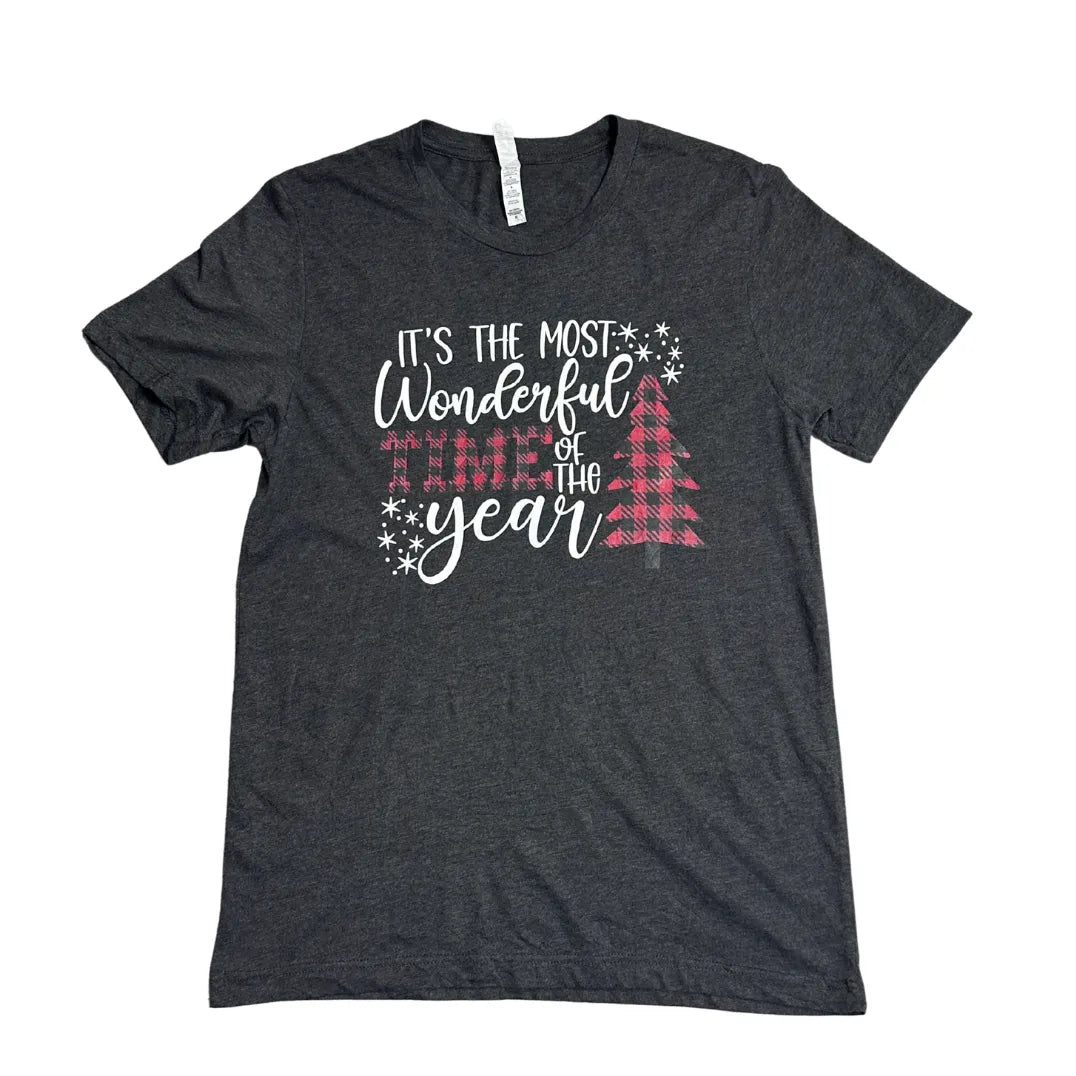 Bella + Canvas “Most Wonderful Time of the Year” Christmas Graphic T-Shirt