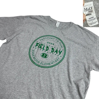 M&O ® Gold “Field Day 2024” Graphic T-Shirt – Casual Event Tee 👕🌿