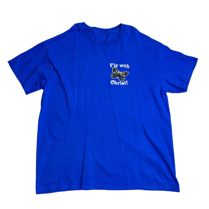 Chrysalis Chesapeake Butterfly Graphic T-Shirt – “Fly with Christ” Inspirational Tee 🦋✨