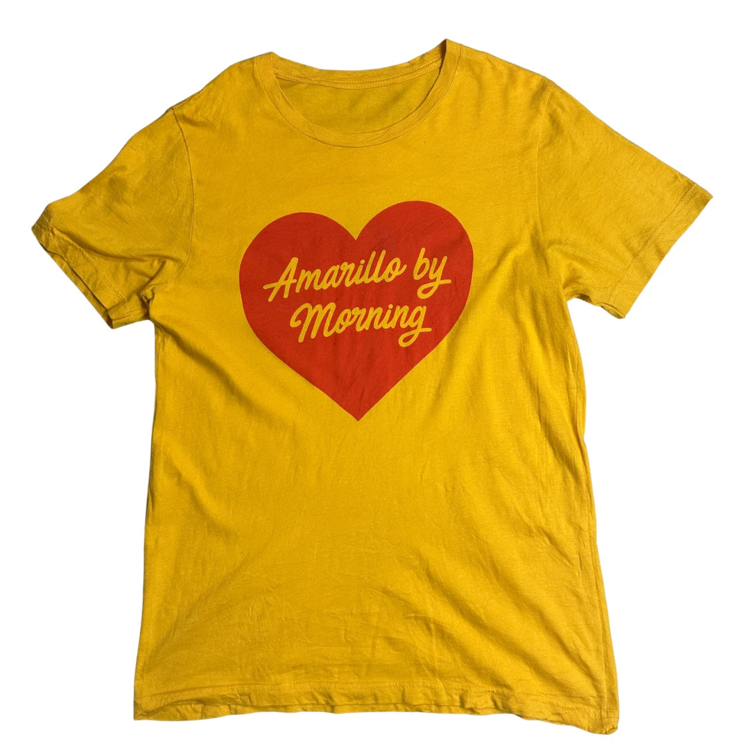 Amarillo By Morning Heart Graphic T-Shirt 💛