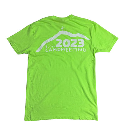 Neon Green Camp Meeting Graphic T-Shirt 🌿✨