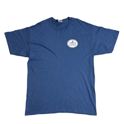 Blue Minimal Logo Cotton T-Shirt 👕💙