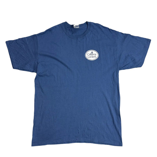 Blue Minimal Logo Cotton T-Shirt 👕💙