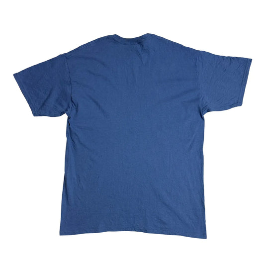 Blue Minimal Logo Cotton T-Shirt 👕💙