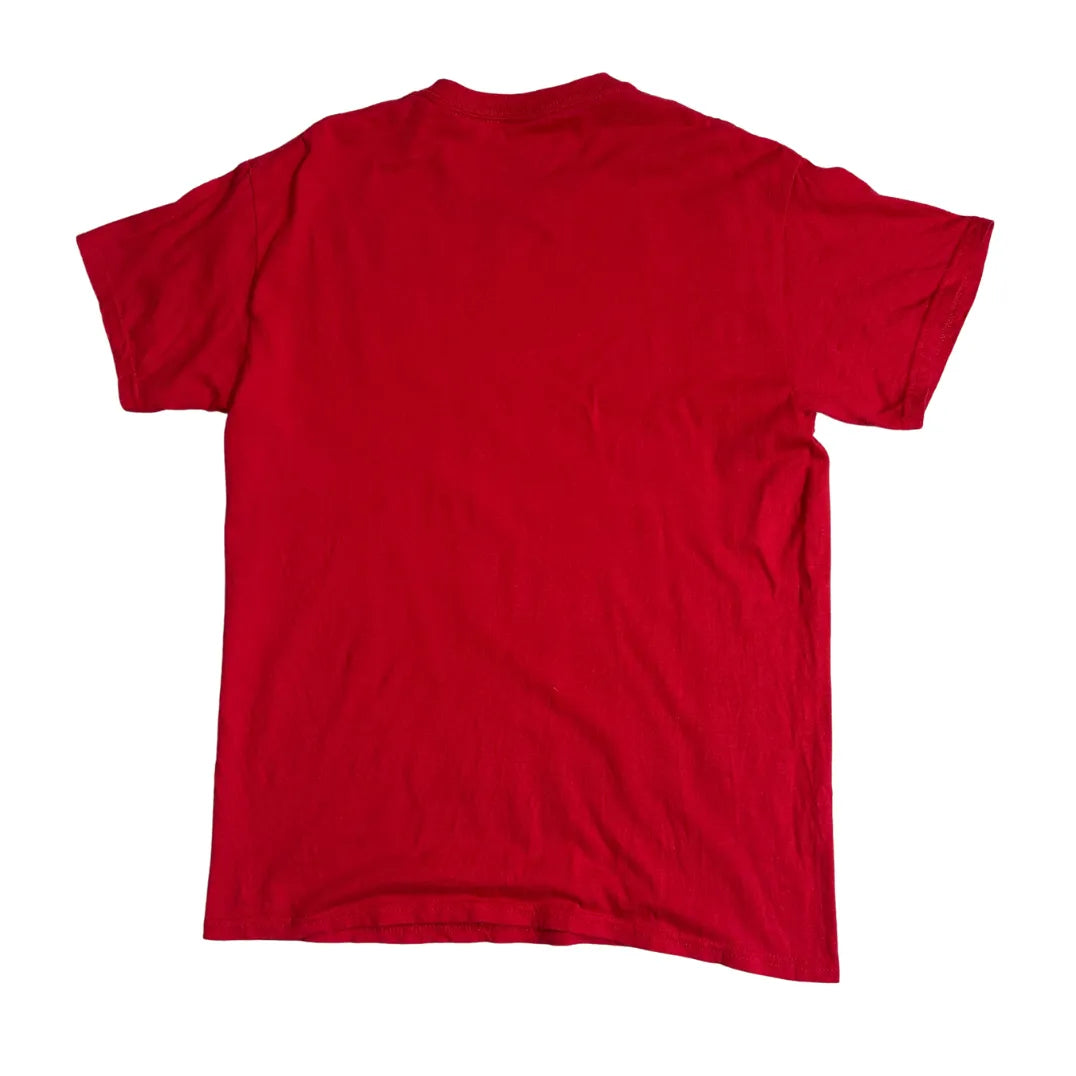 Red “One Step” Graphic Statement T-Shirt ❤️