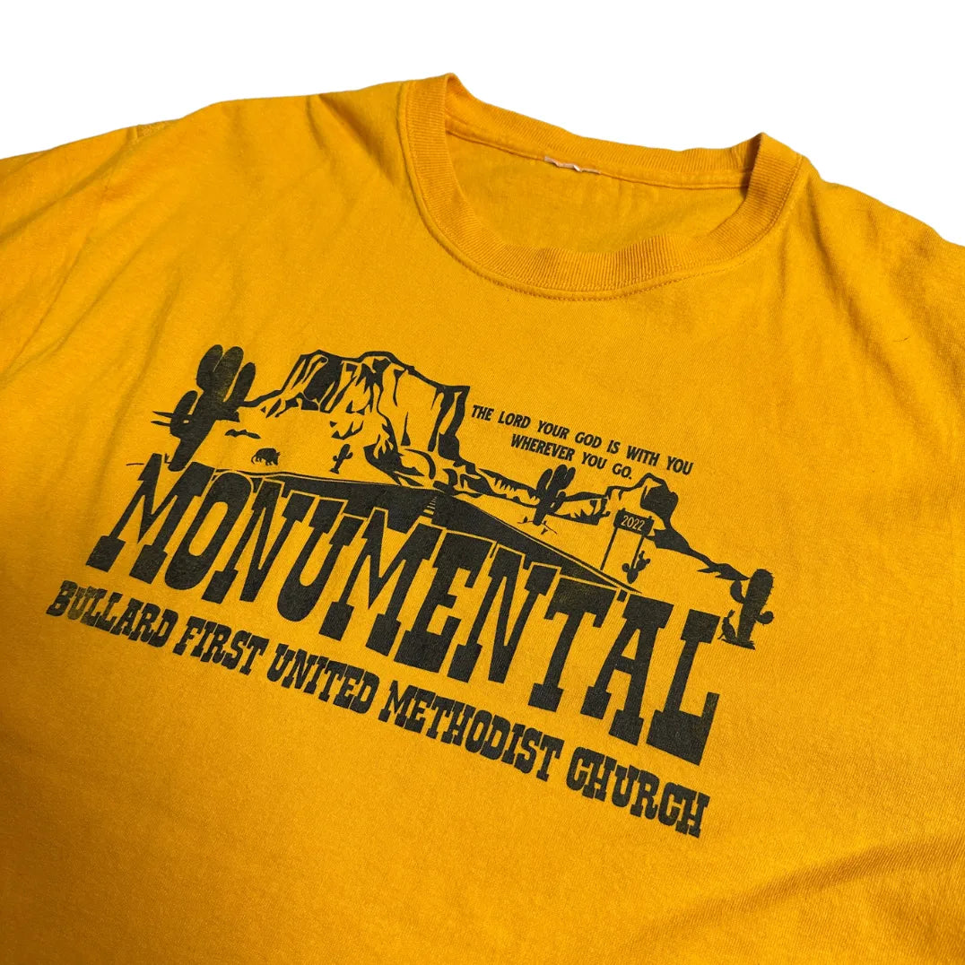 Yellow Monumental Graphic T-Shirt 🌄✨