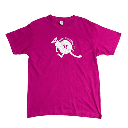 Gildan® Math Kangaroo Graphic Pink Tee