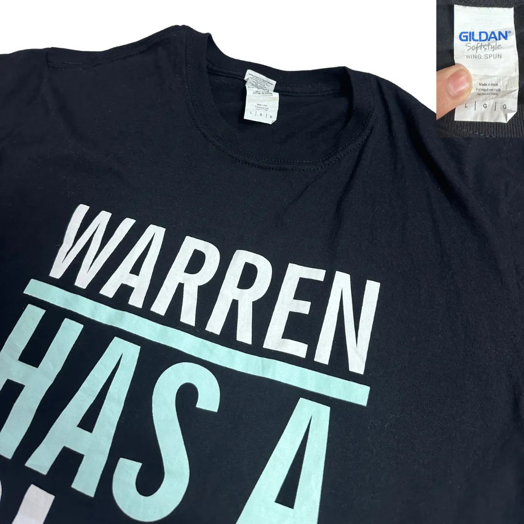 Gildan® Warren Statement Black Graphic Tee