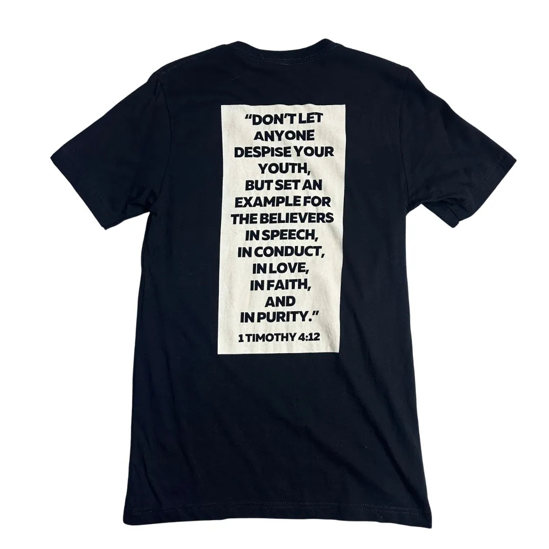 Bella Canvas® Youth WKND Minimal Black Tee