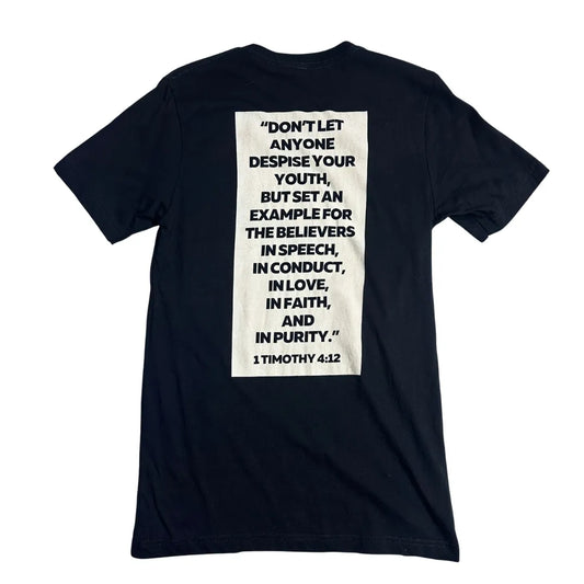 Bella Canvas® Youth WKND Minimal Black Tee