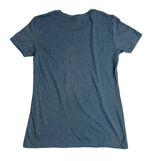 Next Level ® Artistic Bird Graphic Blue Tee
